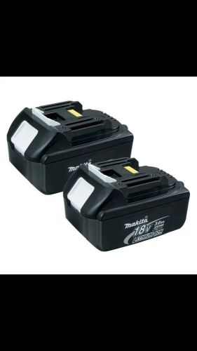 Makita BL1830-2 2 Pk 18 Volt 3.0 Ah LXT Li-Ion Battery Packs NIB New