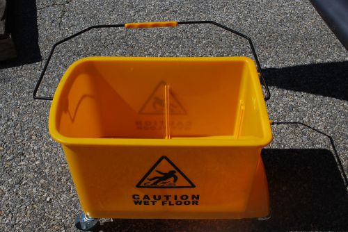 Plastic Mop Bucket &#034;ONLY&#034; on Wheels (#L2517)