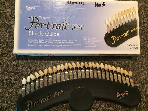 DENTSPLY TRUBYTE Portrait IPN Denture Tooth Shade Guide