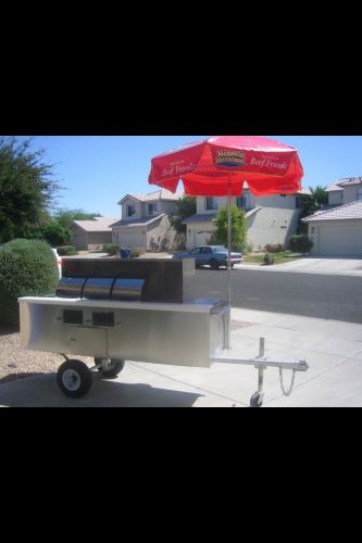 Victor 3 burner hot dog cart