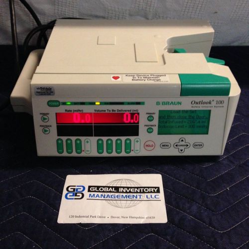 B Braun Outlook 100 IV Infusion Pump