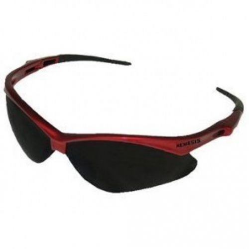 3 PAIR JACKSON 3020709 NEMESIS RED FRAME SMOKE LENS SAFETY GLASSES