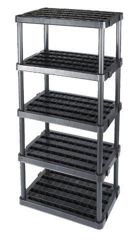 Adjustable 5-Shelf Medium Duty Shelving Unit