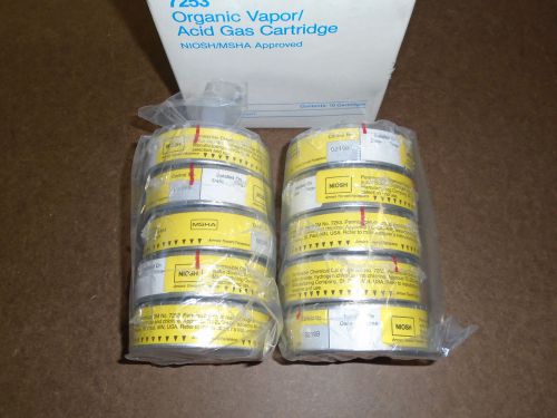 3M EASI-AIR 7253 ORGANIC VAPOR/ACID GAS CARTRIDGE. (QTY-10)