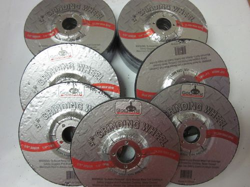 ~ 15 ~ 4&#034; DISC 1/4&#034; THICK 5/8&#034; ARBOR GRINDING WHEEL CUTTING METAL 15,200 RPM GIT