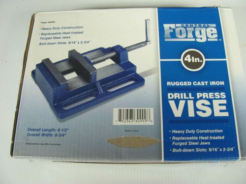 Central Forge 4in Cast Iron Drill Press Vice