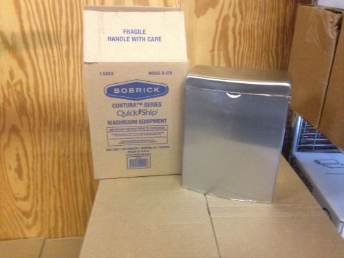 BOBRICK B-270 STAINLESS STEEL SANITARY NAPKIN DISPOSAL