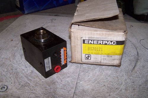 New enerpac 70 kn hydraulic block cylinder 5,000 pressure bs70121 for sale