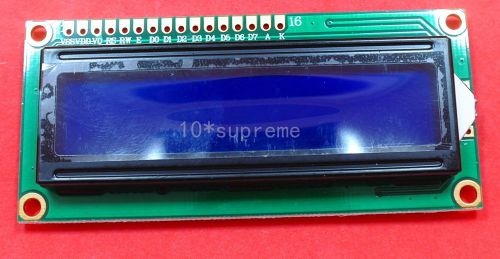 Hd44780 controller 1602 16x2 character lcd display module blue blacklight for sale