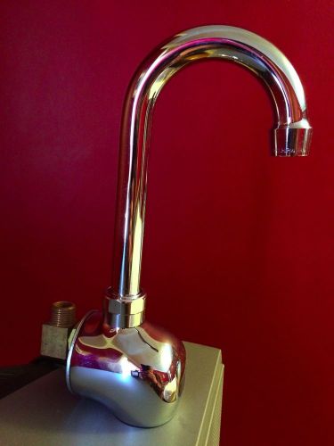 BK RESOURCES BKF-SEF-3G 3.5in. Goose Neck Spout, Splash Mount Electronic Faucet