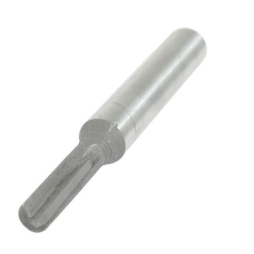 Silver tone single flutes cutting straight router bit 1/4&#034; x 3/16&#034; for sale