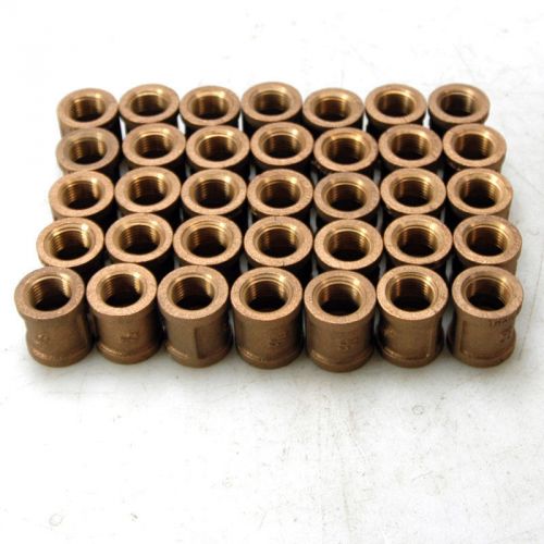 Lot of 35 NEW Merit Brass X111-08 Bronze Couplings 1/2&#034;