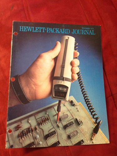 VINTAGE HEWLETT PACKARD JOURNAL NOVEMBER 1973