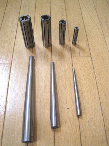 NICE LOT OF EXPANDING MANDRELS &amp; ARBORS - 1/2 &#034; - 1 1/4 &#034; APPROX.