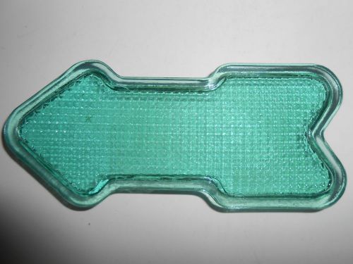 Blue Green glass Arrow Elevator car truck signal teal light lens aqua part brake