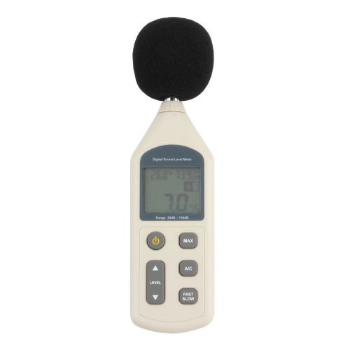 Digital LCD Sound Level Meter Noise Pressure 30~130dB Decibel Tester GM1357 MG