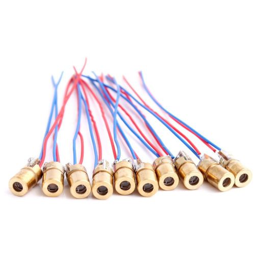 10pcs laser diode module red Laser Diode laser diode circuit 5V Module Head Hot