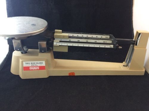 ohaus triple beam balance 2610g