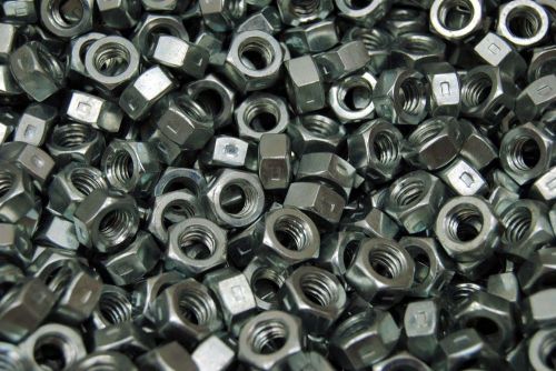 ** 5/16 Center Lock Nut, Grade 5, Zink Coated ** 100 PCS ** 18 THREADS PER INCH