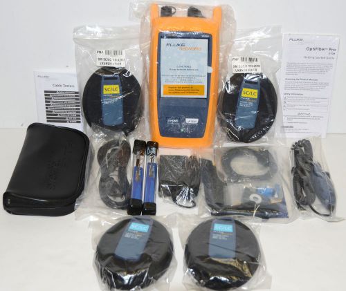 Fluke OFP-100 Optifiber Pro Quad OTDR Kit W/Inspection Kit SM MM VFL FI 1000