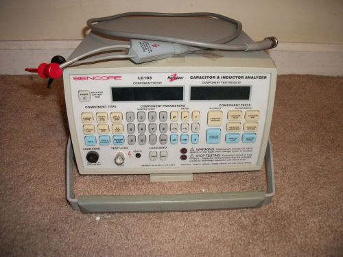 Sencore LC103 Rezolver Capacitor Inductor Tester Analyzer Sencore