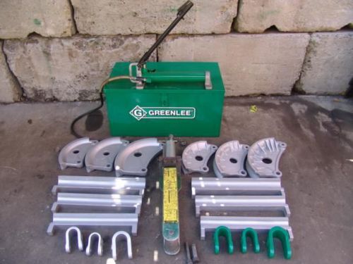 GREENLEE 882 1 1/4 to 2&#034; EMT IMC RIGID PIPE BENDER WITH HAND FOOT PUMP &lt;--- L@@K