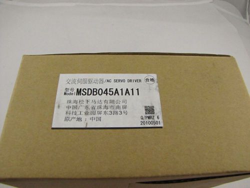 New,Panasonic  AC SERVO DRIVER, MSDB045A1A11