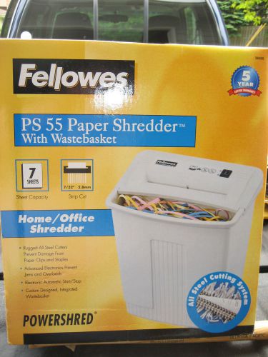 FELLOWES POWER SHREADER PS 55 NEW IN UNOPENED BOX