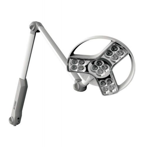 NEW ! Derungs VISIANO Articulating Arm LED Exam Light, Rail Mount, D15461150