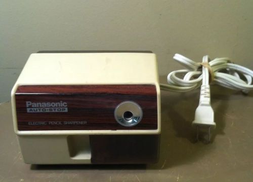 VINTAGE PANASONIC AUTO STOP ELECTRIC PENCIL SHARPENER KP-110 - EXCELLENT