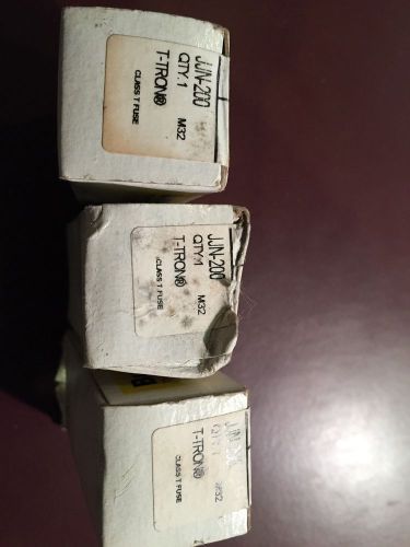 3 PCS Bussmann JJN-200 T-Tron Fast Acting Fuse 200A T Class