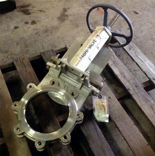 ITT FABRI-VALVE 150 CWP S316 8&#034; KNIFE GATE VALVE %FV-C3702202400