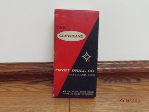 VINTAGE CLEVELAND TWIST DRILL SET  A-Z HIGH SPEED STRAIGHT SHANK DRILLS SET #55