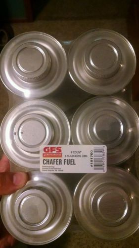 Lot (6) GFS chafer fuel 6 hr burn time