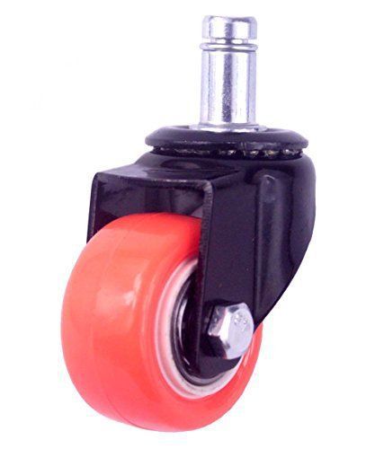 8t8 office chair caster wheel for any hardwood floor plug-in cast iron bracket for sale