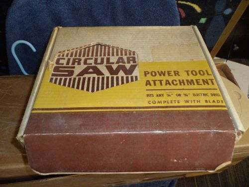 Vintage  BASIC C  CIRCULAR SAW POWER TOOL ATTACHMENT MODEL NO SA-400