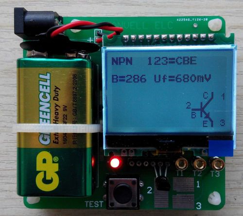 Transistor Tester inductor-capacitor ESR meter MG328 multifunction Diode Triode