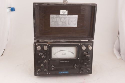 Hallmark Standard Polyphase Wattmeter Type DPW-3