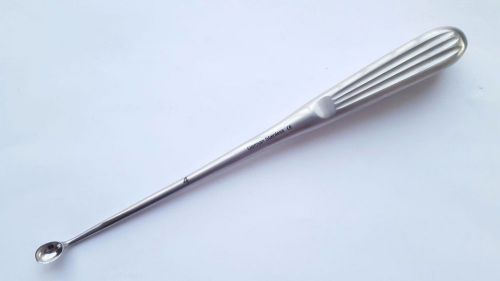 Spratt Brun Bone Curette Curved Orthopedic German Stainless Size 4