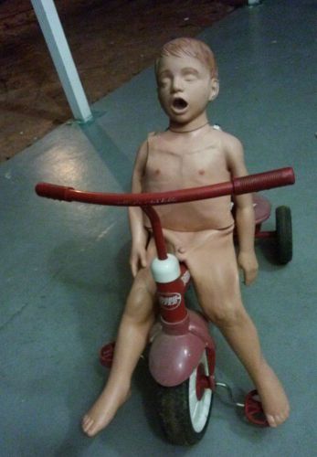 Timmy cpr dummy 1983 simulaids vintage rare emt mannequin creepy doll