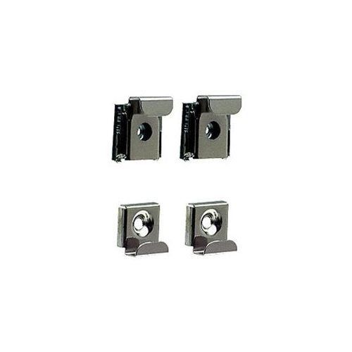 CRL Polished Chrome Plastic Lined Mirror Mounting Clips 655KE 4 Clips Per Set