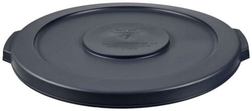 Impact 7711-3 Gator Polyethylene Lid, 16&#034; Diameter x 1-3/16&#034; Height, Gray, For 1