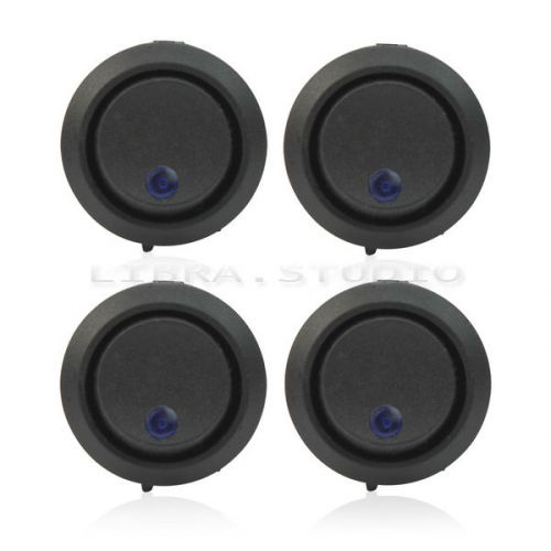 Hot sale practical 4x blue dot led rocker indicator switch on-off 12v dc for sale