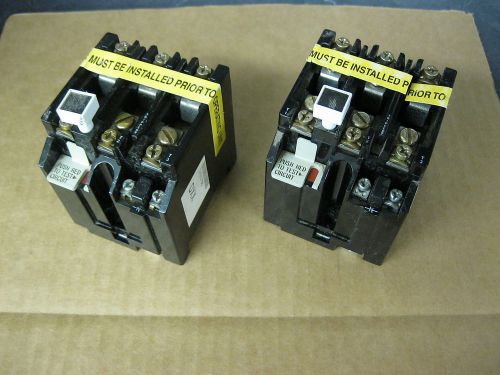 Lot of 2 ALLEN BRADLEY 3 pole 592-JOV16 Overload Relays for Motor Starters J0V16