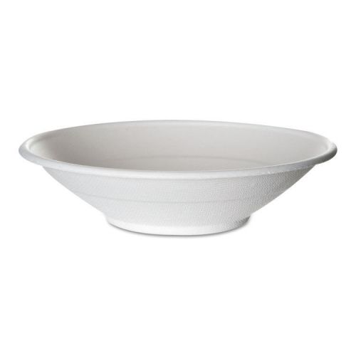 Sugarcane Dinnerware, Bowl, 24 oz, White, 400/Carton