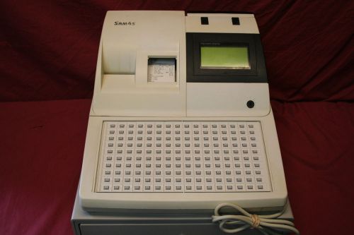 Sam4S SER-7000 Electronic Cash Register w/ Keys-Untested