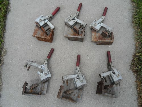 Lot of 15 clamps de-sta-co destaco machine shop meatal working clamp destaco 548 for sale