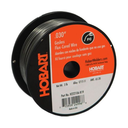 HOBART H222106-R19 GASLESS FLUX-CORED WIRE .030&#034;  NEW/SEALED