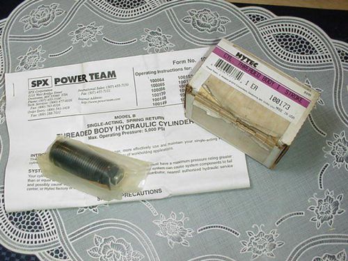 Hytec 100173 Threaded Body Hydraulic Cylinder 1 Inch Stroke Max 5000 Psi NEW!