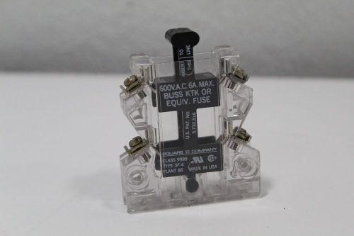 Square d schneider electric double fuse holder 9999sf4 for type s, size 00-5 for sale